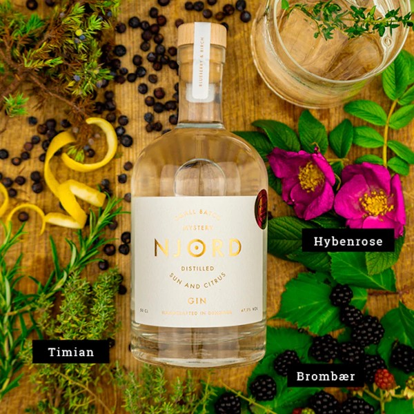 Njord Distilled Sun And Citrus Gin