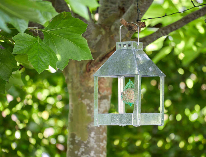 A2 Living Galvaniseret Mini Quadro 'Birdy Eat' Foderbræt