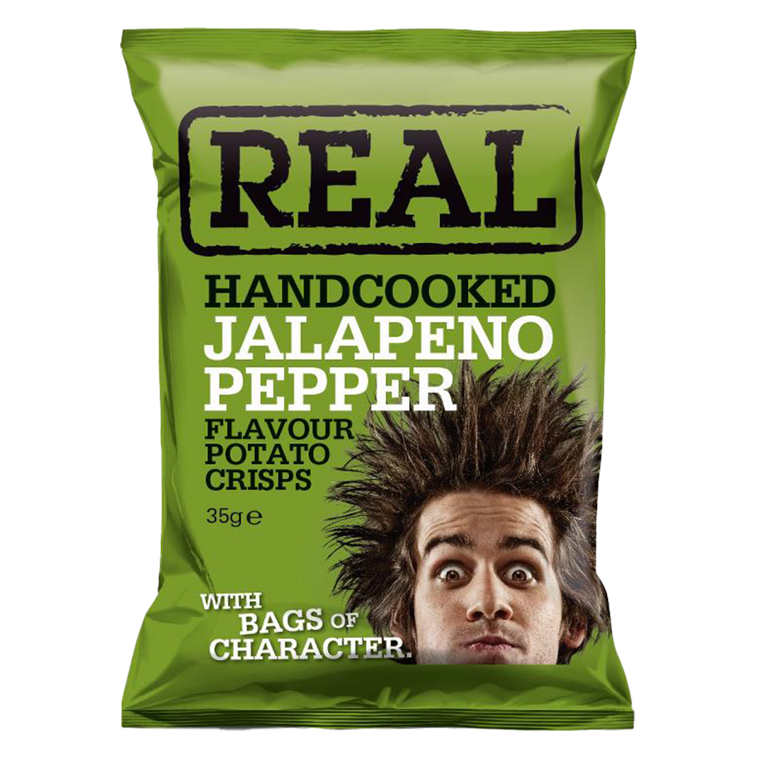 REAL Chips Jalenpeno pepper 35g