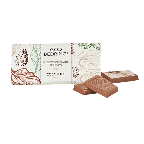 Cocoture Flødechokolade God Bedring Chokoladeplade