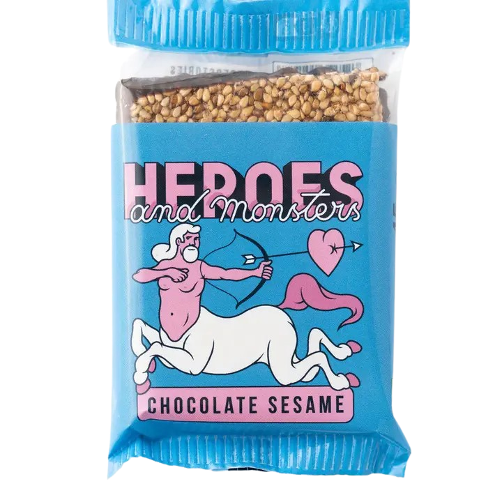 Heroes and Monsters Sesamkiks med Chokolade