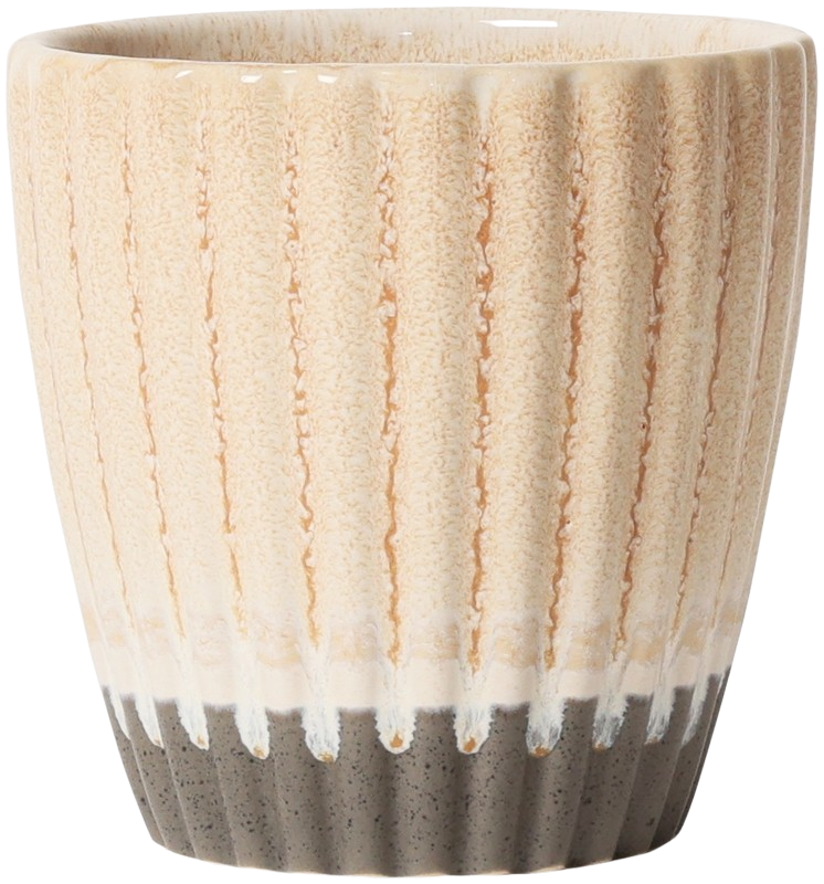 Au Maison Krus u/hank, beige/grå, 8,4xø8,3 cm