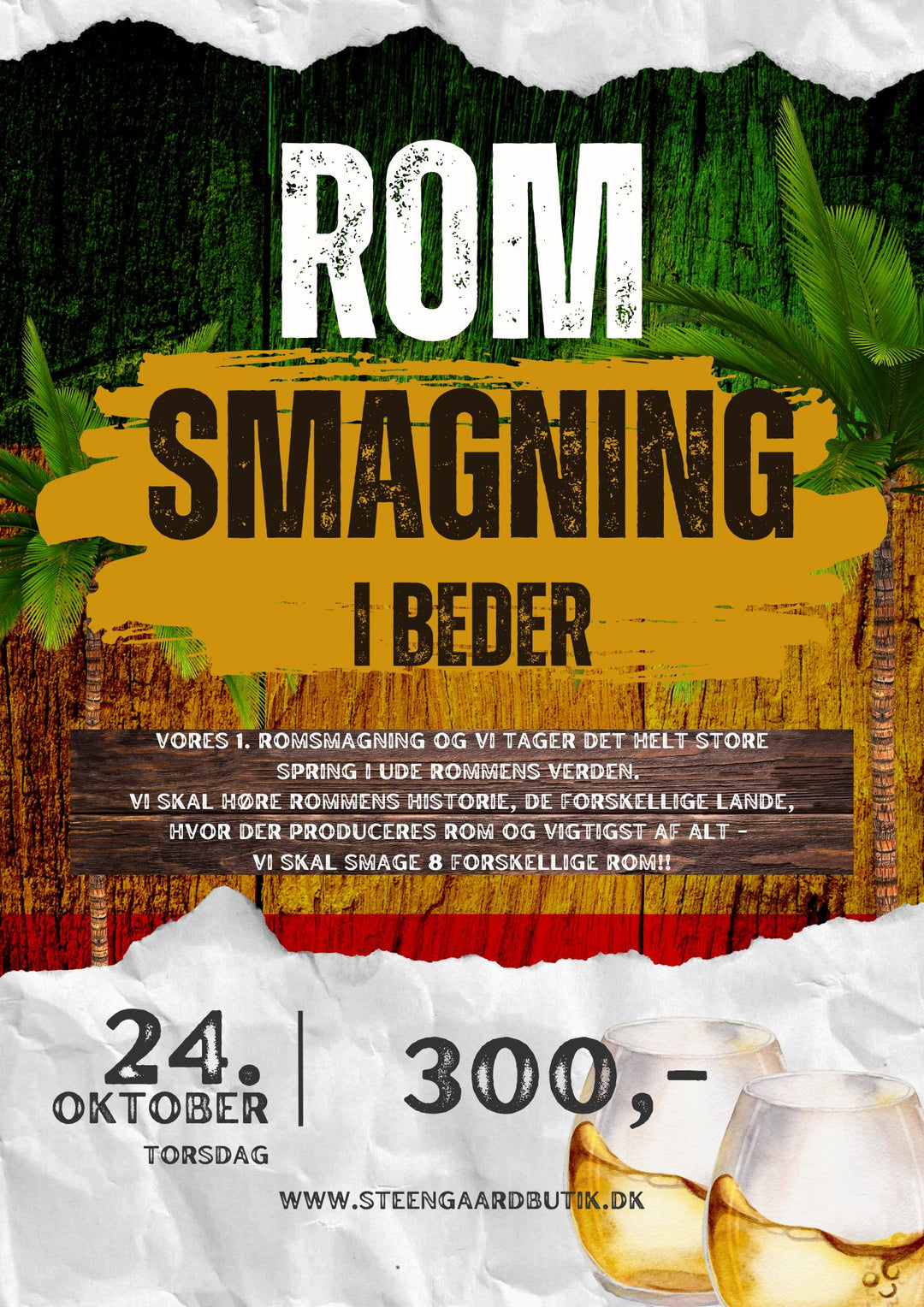 Romsmagning i Beder 24 Oktober kl.19