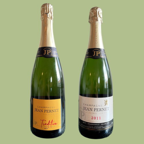 Smagekasse med champagne fra Jean Pernet