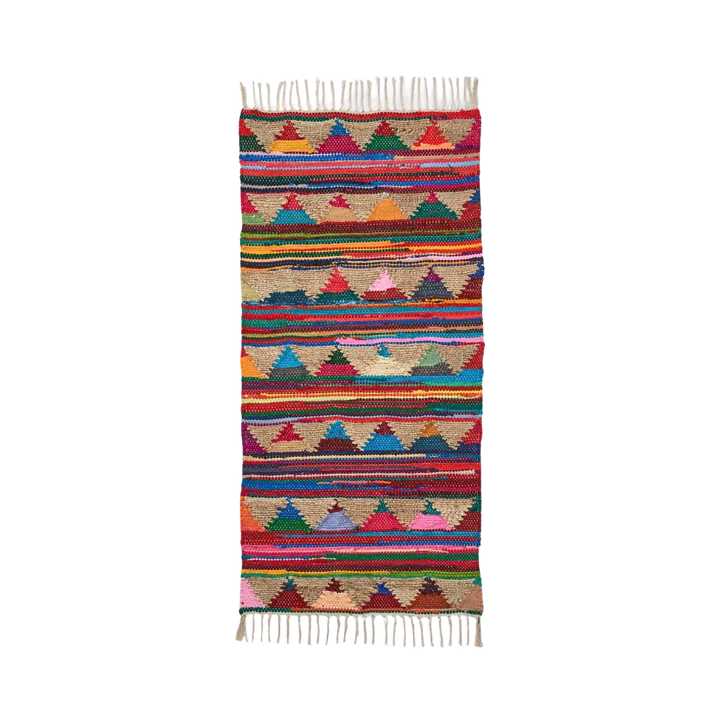 Bongusta Chindi Gulvtæppe Multifarvet/Pyramide 60 x 120 cm