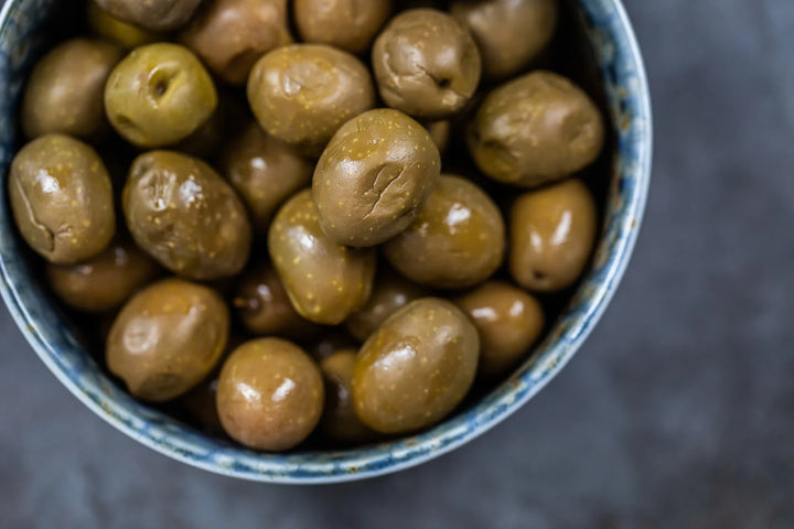 Blond Amfissis oliven med sten – ØKO – 180g