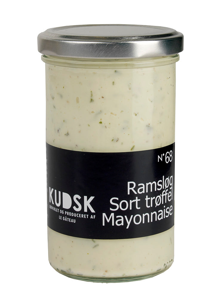 KUDSK Nr. 68 Mayonnaise med Ramsløg & Sort Trøffel
