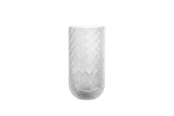Specktrum Meadow Swirl Cylinder Vase - Clear Small