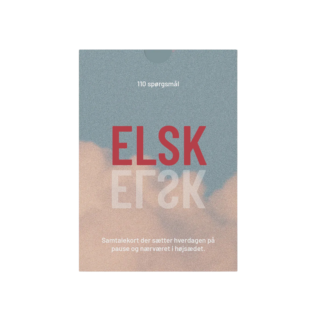 Snak Selskabsspil ELSK samtalekort til parforhold