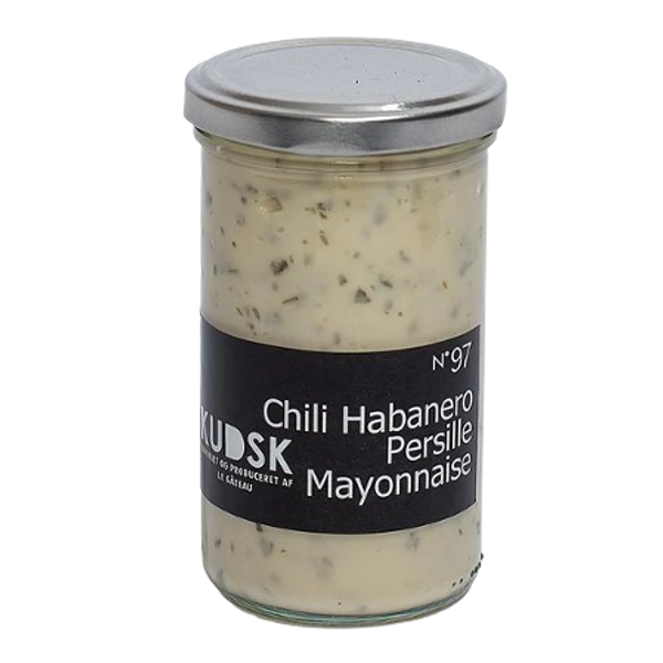 KUDSK Nr. 97 Mayonnaise med Habanero Chili & Persille